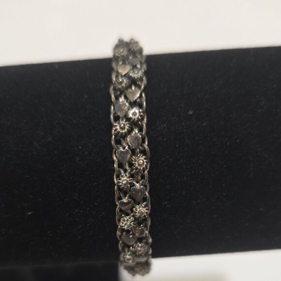 Vintage Sterling Silver Bracelet In Orginal Condition - Picture 1 of 9